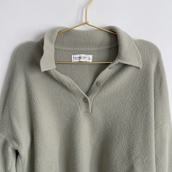 A&F Soft Collection Collared Sweater - Picture 2 of 8